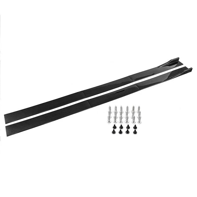 Infiniti Q50 Q60 Q70 G25 G37 Carbon Black Side Skirt Lip (2014-2023)