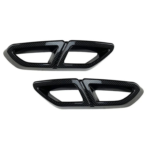 VW Passat Carbon Fiber Rear Exhaust Muffler Tail Pipe Cover (16-19)