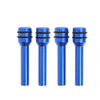 Car / Truck Auto Parts 4 x Pcs Blue Aluminum Door Lock Knob Pins