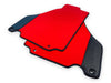 Ferrari 360 Modena (2000-2005) - Carbon Fiber 360 Emblem Red Floor Mats