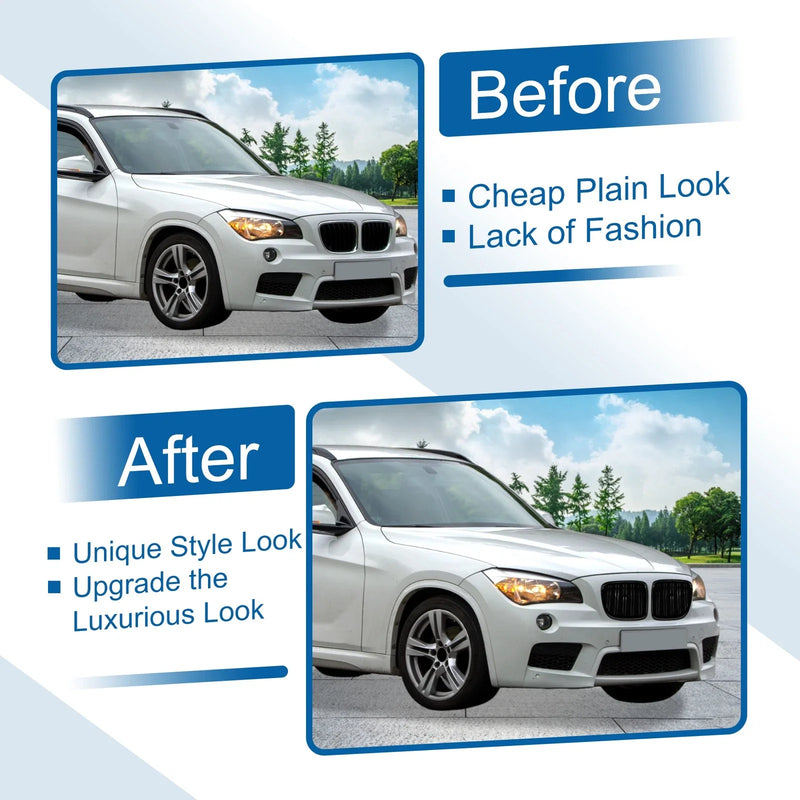 BMW X1 1 x Gloss Black Front Upper Grille (2009 - 2015)