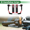 Motorcycle Hand Grips Cover End Grips Diamond Pattern