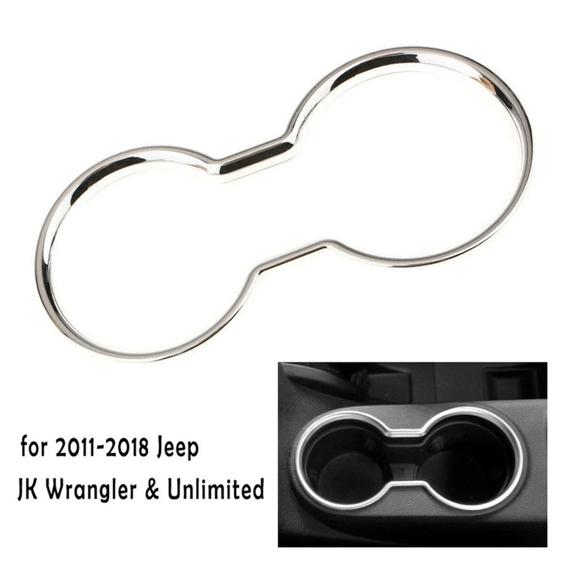 All Models Cup Holder Trim / Silver Water / Chrome Cover Decoration (2011–2018)