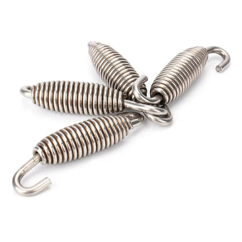 Honda 2 x Short Outlaw Racing Stainless Header Exhaust Springs