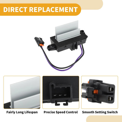Chevrolet Cruze HVAC Blower Motor Resistor (2010-2016)
