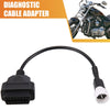 Motorcycle 3 Pin OBDII Cable Diagnostic Adapter