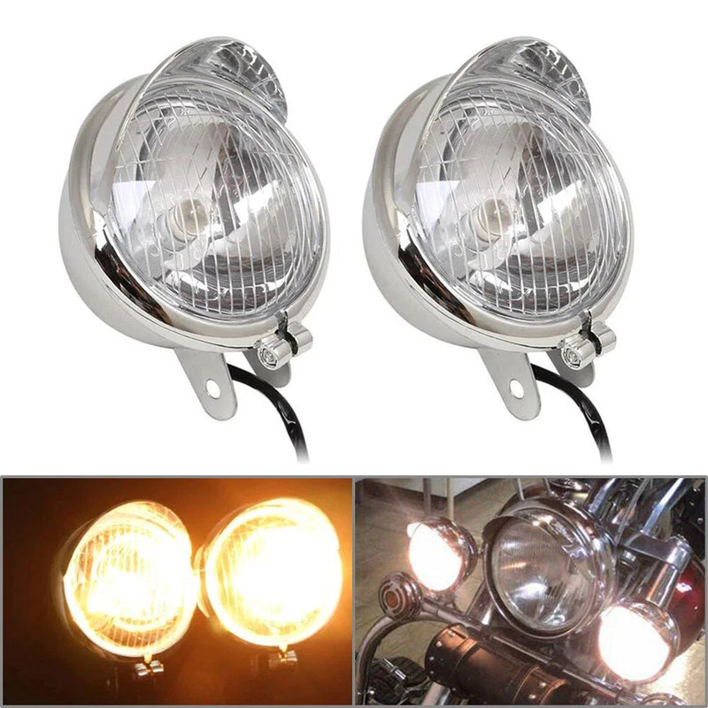 Kawasaki Vulcan VN 800 900 1500 1600 1700 2000 Chrome Fog Lights
