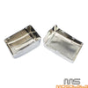 Harley Dyna Fat Bob FXDF Chrome Side Battery Fairing Covers (2006-2017)