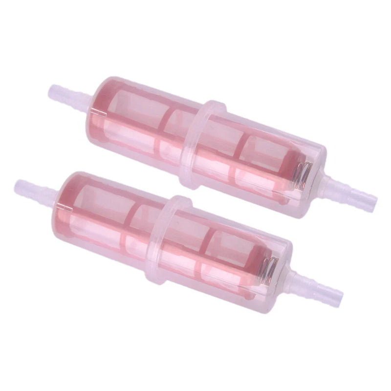 Car Truck 8-10mm ABS Clear Inline Diesel Fuel Filter