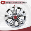 Ford F250 Chrome Silver Tone Plastic Wheel Center Caps (2005-2007)