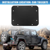 Jeep Wrangler Tailgate Vent Spare Tire Carrier Delete Plate (2007-2018)