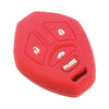 Mitsubishi Galant Red Silicone Car Key Shell Cover (Fits 2004-2012)