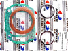 YAMAHA RD400 STD Top End Kit 64mm Piston Set Gasket Kit (1974-1978)