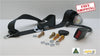 Floor Mounted Left Hand Seat Belt 90-90 IN Pillar Stalk Buckles (300mm)
