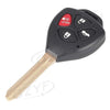 Toyota Camry 4 Button Replacement Remote Key Fob Shell (2007-2010)
