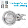 Bathroom Wall Mount Adjustable Bracket Suction Shower Head Holder