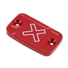 Ducati Scrambler 800 1100 Clutch Fluid Reservoir Cover - Red (2015-2025)