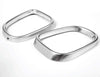 Jaguar XE XF 2016-2018 Silver Side Rearview Mirror Glass Cover Frame Trim