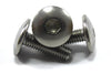 Ducati 10x Tornillos m5 x 16mm Pan Seta Botón Cabeza Inoxidable