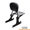 Harley Dyna Super Glide Detachable Backrest Sissy Bar Rack Set (2005)
