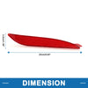 Hyundai Elantra (2011-2013) Red Rear Right Bumper Reflector