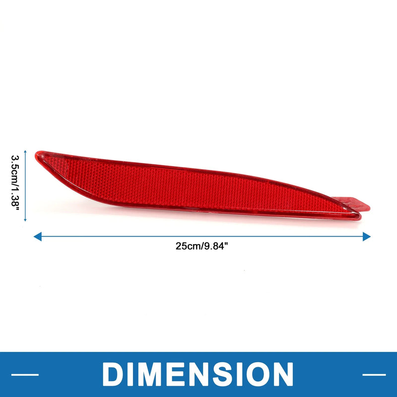 Hyundai Elantra (2011-2013) Red Rear Right Bumper Reflector
