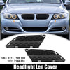 BMW 328i Pair Left Right Fog Light Grille Black (2009 - 2010)