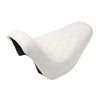 Harley Heritage Softail FLSTC (2006-2017) White Driver Seat Cushion