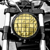 Harley 7.8" Black Metal Headlight Mesh Grill Motorcycle Headlamp Grid Cover