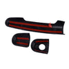 Toyota Yaris ABS Carbon Fiber Door Handle Cover Trim (2007-2011)