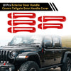 Jeep Gladiator JT (2020-2021) - 1 Set Red Door Tailgate Handle Cover
