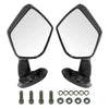 Yamaha NMax GPD 125 155 YZF-R3 R3A R25 Mirror Set Short Black (2015-2021)