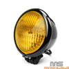 Harley Chopper Bobber 4.5" Amber Headlight H4 Custom Headlamp