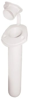 Boat Rod Holders & Cap Recessed White Fishing Boat Marine x2 Units 30°