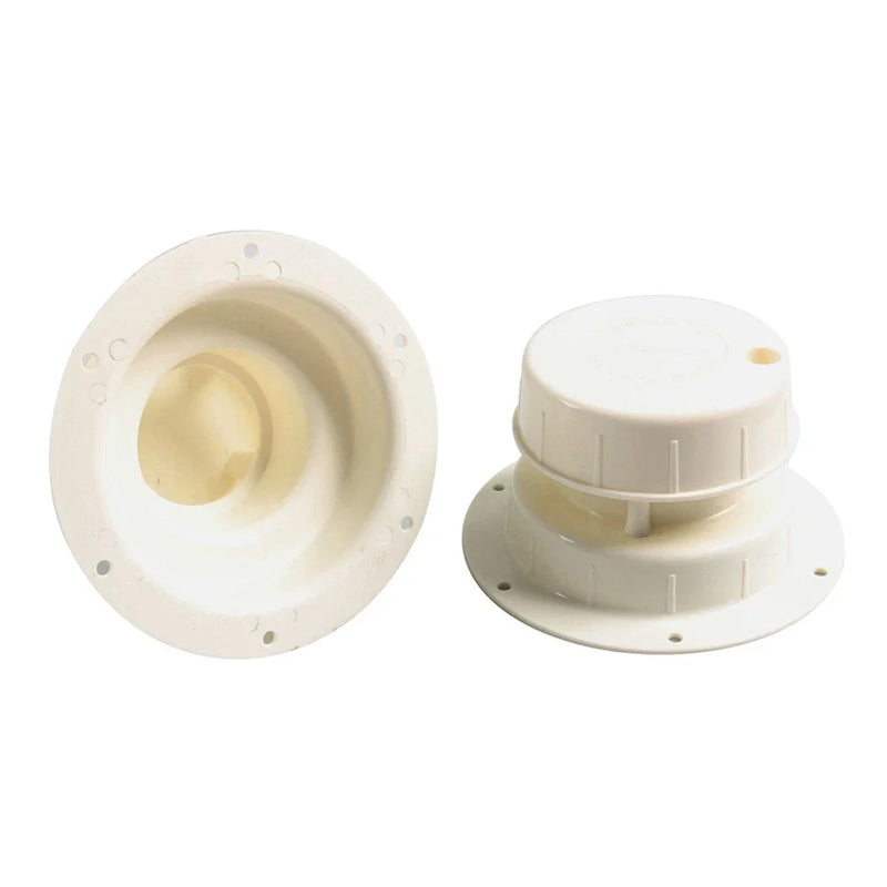 RV Camper Trailer Motorhome White Plumbing Vent Cover Attic Roof Cap