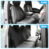 GMC Sierra 1500 Black Seat Covers 5 Pcs