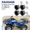 Honda Fourtrax 300 4-Pack Wheel Center Cap & Nut Pin (1993–2000)