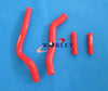 Honda CR250 CR250R Aluminum Radiator + BLACK Hoses (1992-1996)