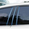 Honda CR-V 6 x Pieces Black Window Pillar Posts Door Trim Covers (2007-2011)