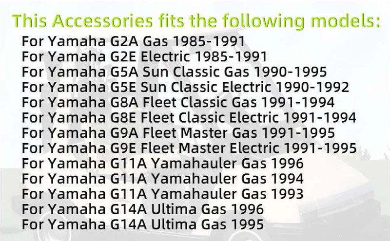 Yamaha Gas Golf Cart G2 / G5 Ignition Coil & Spark Plug 2 x (1985–1995)