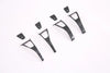 Tesla Model 3 (2018-2023) 8 x Carbon Fiber Door Lock Switch Frame Cover Trim