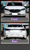 Mazda 6 Front Rear Bumper Tow Hook Hole Eye Cover Cap Trim (2020–2022)