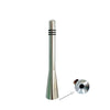 Universal Car Silver 8cm Short Stubby Antenna Aerial AM/FM Radio Mast