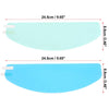 Motorcycle Helmet Rain Proof Anti Fog Film / 9.65 x 3.46 / 2 x Sticker