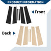 Honda City 6 Pcs Black Door Pillar Window Trim (2015-2019)