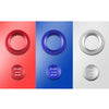 Land Rover Range Rover Blue Aluminum Engine Start Buttons Ring Cover Trim