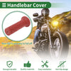25mm Motorcycle Hand Grips Cover TPU Dark Red