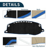 Lexus CT 200H (2011-2019) Sun Protector Black Blue Dashboard Cover Mat