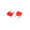 Car Vehicle Motorcycle Fuse 200pcs 10A Red Plastic Casing Small Blade Style