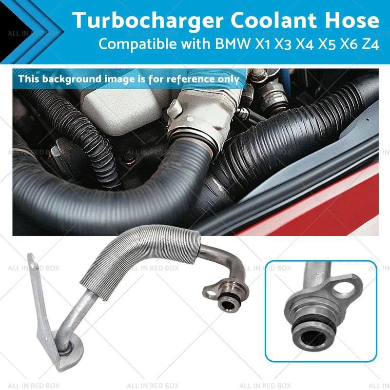 BMW X3 X1 X4 X5 X6 Z4 Turbocharger Coolant Hose (2004-2023)
